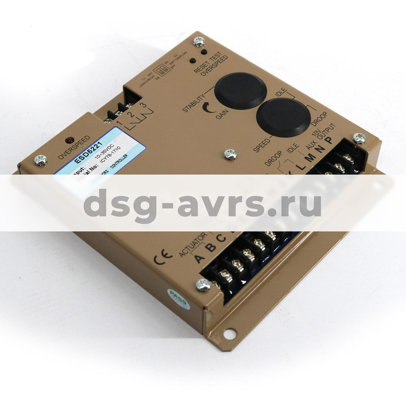Регулятор оборотов двигателя GAC ESD5221