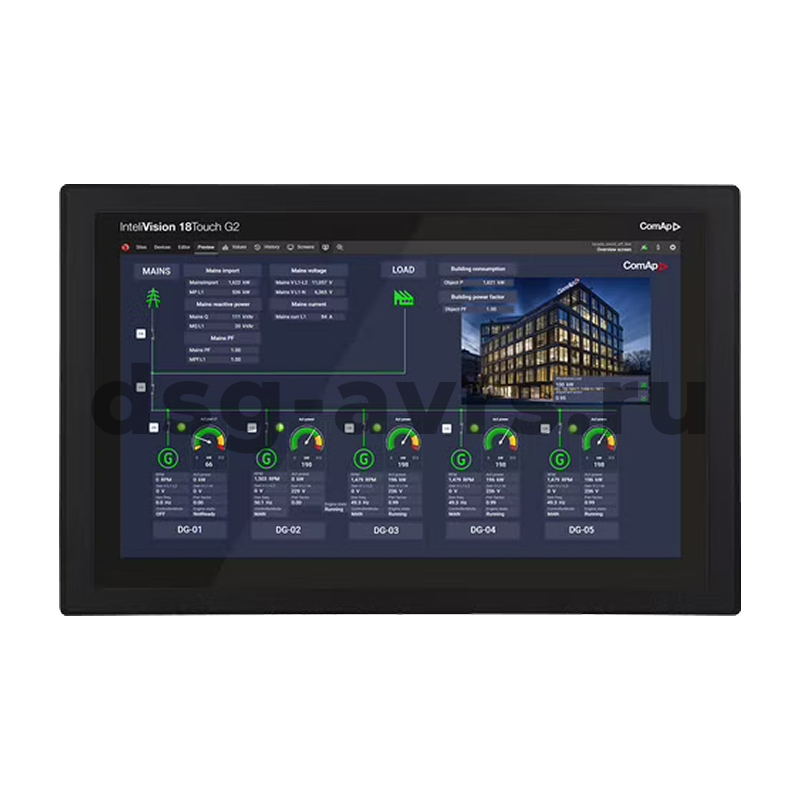 Промышленная панель оператора ComAp InteliVision 18 Touch G2