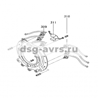 Диодный мост M40FA500A и M45FA500C для генераторов Marelli Motori